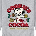 thumbnail image 3 of Peanuts - Men's Winter Fun Crewneck Fleece Sweatshirts, 3 of 6