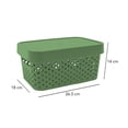 thumbnail image 3 of Caja con Tapa 4.5 Litros Plastic Trends Modelo Paris Color Verde, 3 of 4