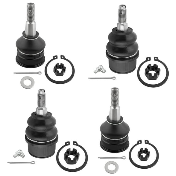 BOXI 4pcs Front Upper Lower Ball Joints Fit for Jeep Commander 2006 2007 2008 2009 2010 / Grand Cherokee 2005 2006 2007 2008 2009 2010 | K80604 K80629