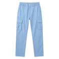 thumbnail image 7 of Xdegoge Womens Cargo Pants with Pockets Elastic Waist Tapered Leg Utility Trousers with Pockets Lightweight Outdoor Hiking Casual Activewear Work Pants, 7 of 7