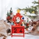 thumbnail image 4 of Adornos Navideños Marionetas de Madera Navideñas Adornos de Decoración de Escritorio Calendario Navideño Adorno de Cuenta Regresiva, 4 of 6