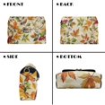 thumbnail image 5 of Pzuqiu Maple Leaf Women Leather Crossbody Bag Lightness Minimalist Leather Quilted Shoulder Bag with Chain Strap Craftsmanship Fashion Casual for Teen Girls-Women, 5 of 7