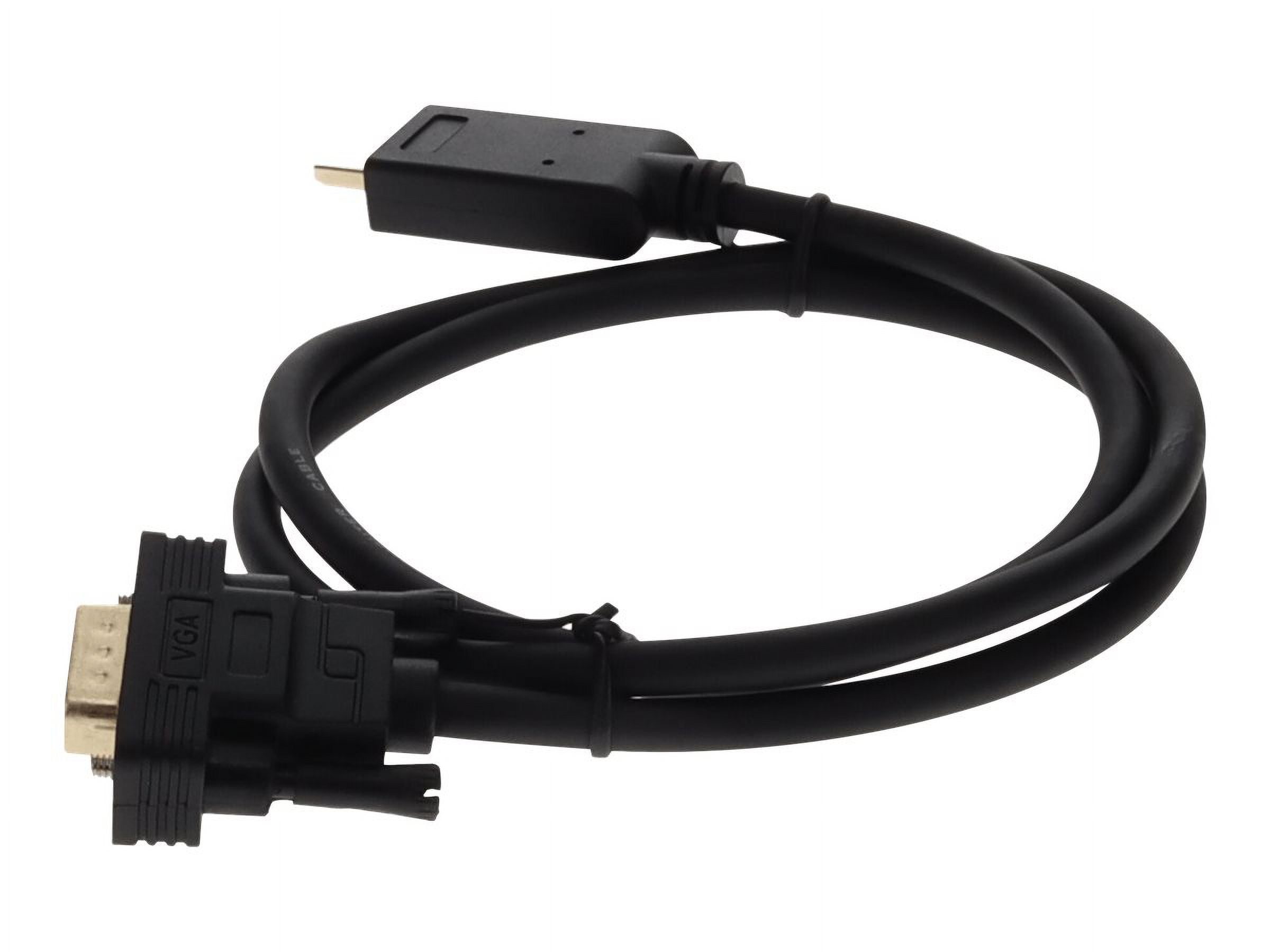 AddOn 6ft HDMI 1.3 to VGA Cable Black HDMI2VGAMM6