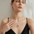 thumbnail image 7 of Jiamiaoi Cat Necklace for Women Men 18k White Gold Plated 925 Sterling Silver Diamond Cat Necklace Cat on Moon Necklace Rhinestone Cat Pendant for Women Cute Cat Jewelry, Box Chain 50cm, 7 of 7