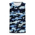thumbnail image 4 of VBTAPA Mens Summer Beach Tank Top Camouflage Print Sleeveless Cotton T Shirts Muscle Tee Vacation Shirts Limited Time Sales of The Day Multicolor#15 L, 4 of 5