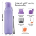 thumbnail image 2 of Milton Bulk Water Bottles Set of 4, 17oz BPA-Free Reusable Sports Bottles, 2 of 3
