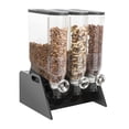 thumbnail image 2 of Rosseto DS109 3.5 gal Pro Bulk Dispenser System Triple Table-Top Black Acrylic Stand - 17.7 x 17.7 x 25.4 in., 2 of 2