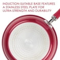thumbnail image 3 of Rachael Ray Create Delicious Deep Nonstick Frying Pan / Fry Pan / Skillet - 9.5 Inch Red, 3 of 3