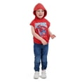 thumbnail image 2 of Spiderman Toddler Boy Sleeveless Hoodie, Sizes 12M-5T, 2 of 5