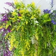 thumbnail image 3 of bestolf Hanging Artificial Flower Wedding Party Indoor Outdoor Garden Wall Hanging Faux Plants Decoration, 3 of 9
