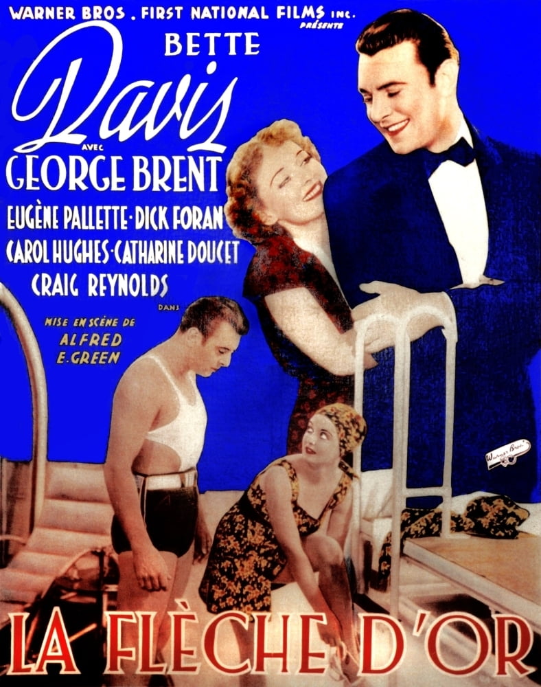 The golden arrow Bette Davis movie poster print 