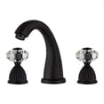 thumbnail image 1 of Grifo de Baño de Dos Manijas de Estilo Vintage, Grifo de Orificios, Grifo de Lavabo de Baño con Manija de Cristal, 1 of 6