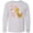 AC-Heather Grey, variant on Inktastic My Nonno Loves me- cute giraffe Long Sleeve Youth T-Shirt