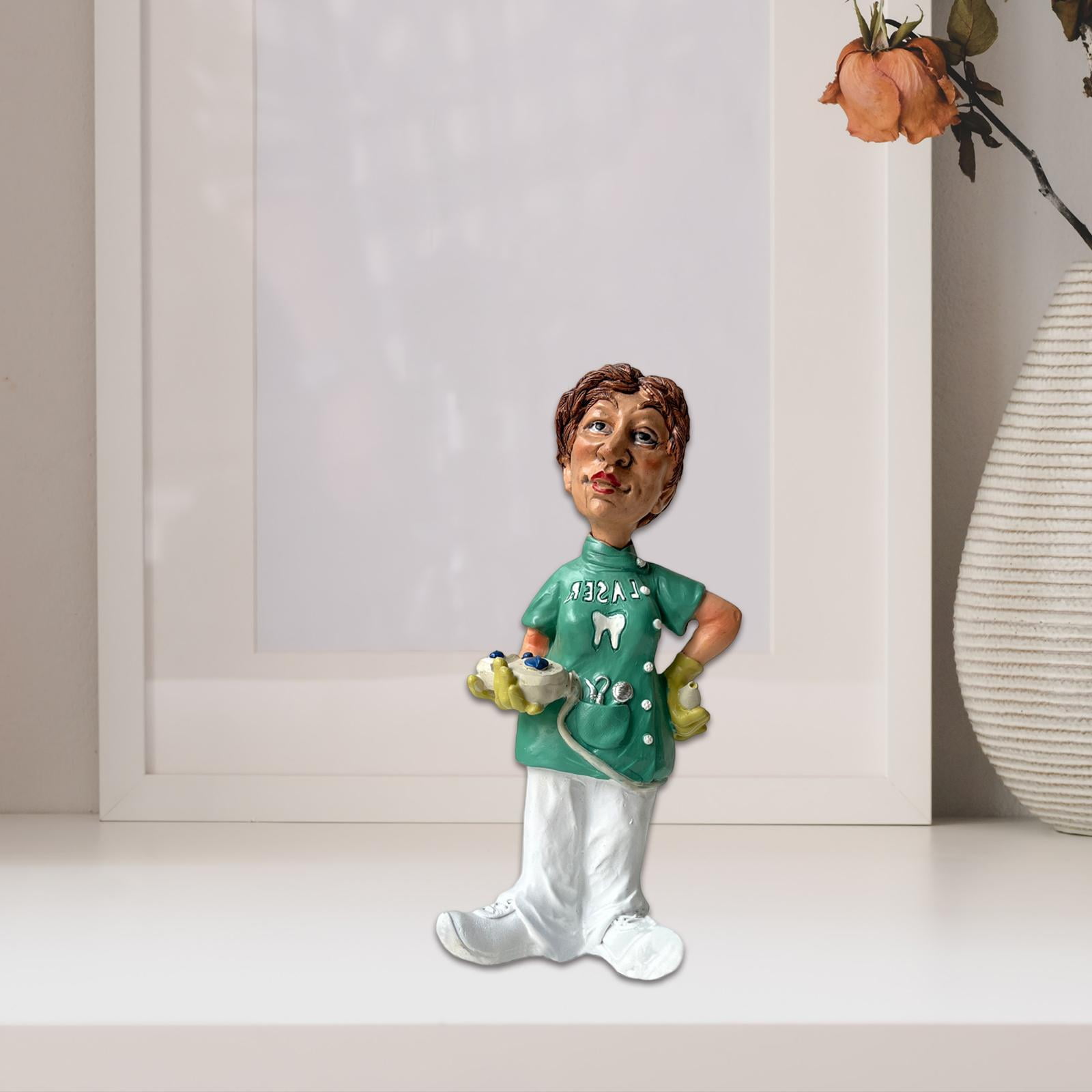 Tongina Person Sculpture Human Crafts Ornament Home Modern Worker Figurine Resin Figure Statue for Friends, Bedroom,Countertop,Family G