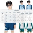 thumbnail image 3 of Traje de baño de dos piezas para niños, traje de baño de manga larga con abertura para niños, traje de baño de poliéster para aguas termales para niños y niñas., 3 of 8