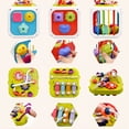 thumbnail image 3 of Juguetes sensoriales Montessori JAMW Juguetes educativos versátiles 7 en 1 para bebés de 6 a 12 meses, 3 of 4