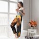 thumbnail image 5 of Fotbe Cute Sunflower Guinea Pig Pantalones de Pijama para Mujer, Pantalones de Dormir, Pantalones Pj con Cordón y Bolsillos-X-Large, 5 of 6