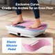 thumbnail image 2 of Plataforma vibratoria MERACH CV30 curvada con LED y seguimiento de calorías, 2 of 8