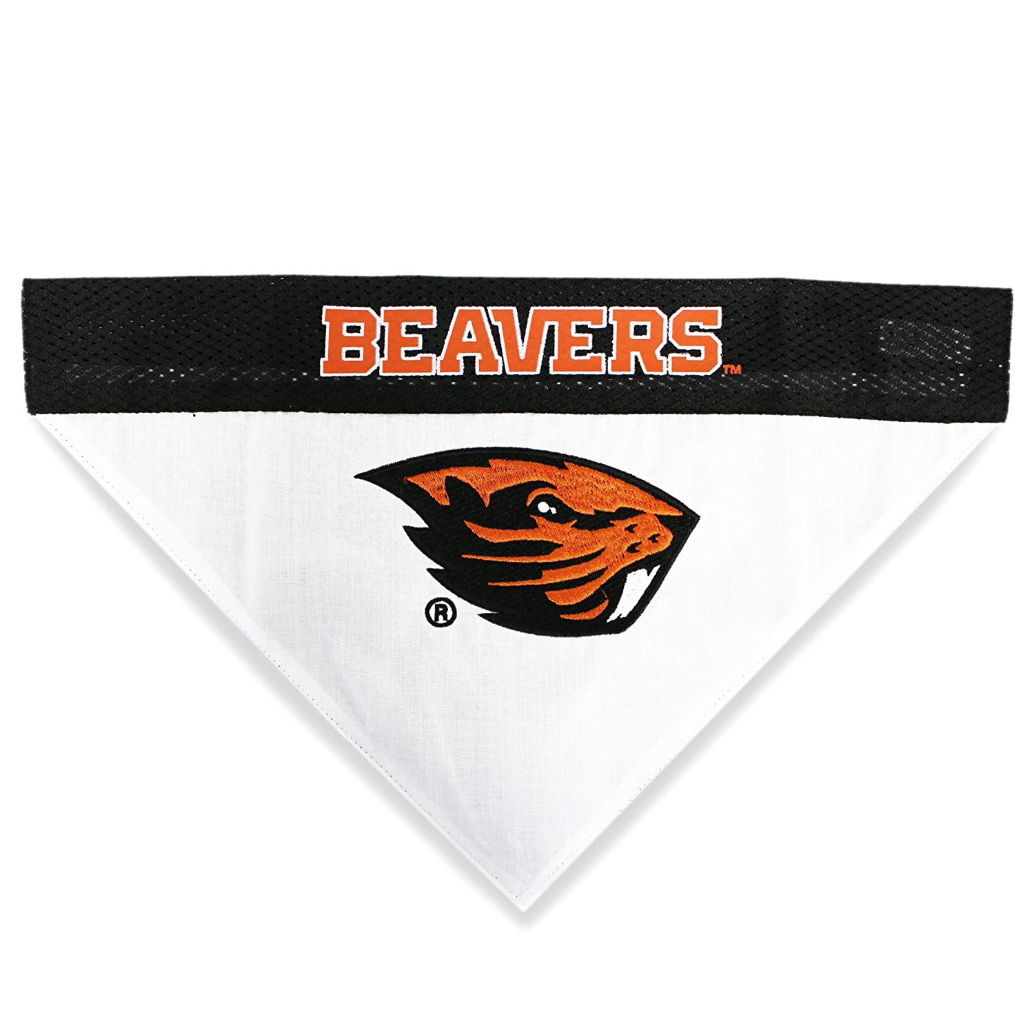 Pets First Collegiate Oregon State Beavers Reversible Bandana - Home & Away Mesh & Premium Embroidery for DOGS & CATS