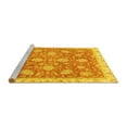 thumbnail image 2 of Ahgly Company Machine Washable Indoor Rectangle Oriental Yellow Traditional Area Rugs, 3' x 5', 2 of 4