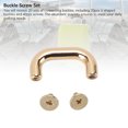 thumbnail image 4 of 20 Sets U Shape Bag Buckle, 5.5mm Screws Hardware with Arch Bridge Crafted Durability Arch Bridge Bag Buckle for Handbag Desk Drawer, 4 of 7