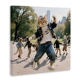 thumbnail image 2 of Stupell Industries Traditional Stylish Cat Dancing in Park Canvas Art, 24 x 24, by CAD Designs, 2 of 8