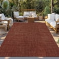 thumbnail image 2 of Dark Brown Outdoor Rug 3x5 Ft - Reversible Patio Rug Outdoor Camping Rugs, Vintage Country Monochrome Chocolate Color Washable Indoor Outdoor Area Rugs, Non-Slip Outdoor Carpet Runner for Deck/Porch, 2 of 8