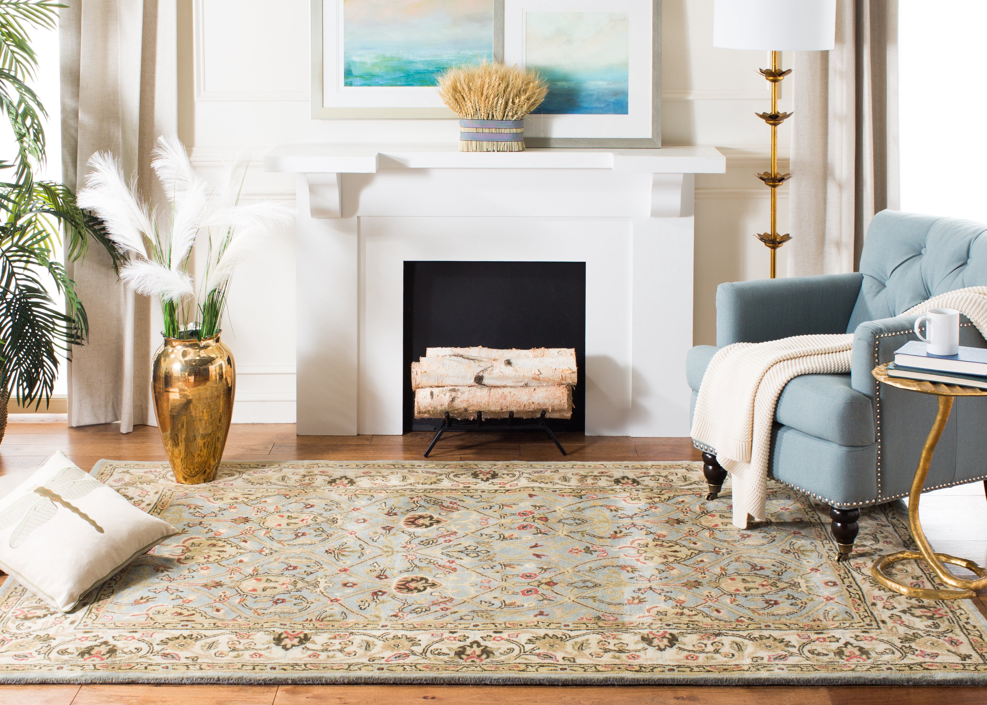 SAFAVIEH Persian Legend Adrian Oriental Area Rug, Gray/Ivory, 2' x 3'