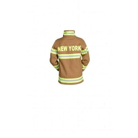 Junior Fire Fighter New York Suit Age 8-10 Years - Tan