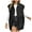 Black, variant on SwiftWear Women's Sleeveless Denim Coat Jean Jacket Button Down Casual Lapel Vest with Deep Pockets S