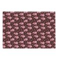 thumbnail image 1 of Animal Cartoon Cutting Board, and Butterflies Flowers Animal Composition, Decorative Tempered Glass Cutting and Serving Board, Large Size, Pale Pink Burgundy, by Ambesonne, 1 of 1