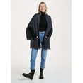 thumbnail image 7 of Aran Woollen Mills Casual Gray Wool Wrap with Pockets, Women's, One Size, 7 of 7