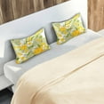 thumbnail image 7 of Daffodils Satin Pillowcase for Hair and Skin Silk Pillowcase, King Size(20x40 inches) - Slip Cooling Satin Pillow Covers with Envelope Closure（336） Home Decor Gifts, 7 of 7