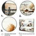 thumbnail image 3 of Designart Kansas Farm In Winter Canvas Wall Art, 3 of 5