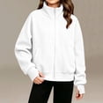 thumbnail image 5 of StSilkitty Zip up Jacket for Boys Girls Long Sleeve Stand Collar Sweatshirts with Pockets Fall Winter Casual Fashion Outerwear, 5 of 7