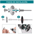 thumbnail image 2 of Kit Discos Corte Sierra Hss BLOOSOM Para Dremel Mototool Taladro 64 pzs Plata/Negro/Vino, 2 of 4