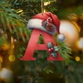 thumbnail image 1 of Clearance! 26 Christmas Letter Decorations A To Z (without H And V) Hanging Christmas Tree Pendant Alphabet Letters Named Alphabet Decorations Christmas Tree Decorations, 1 of 6
