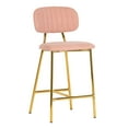 thumbnail image 2 of TOV Furniture Ariana Blush Counter Stool (Set of 2), 2 of 8