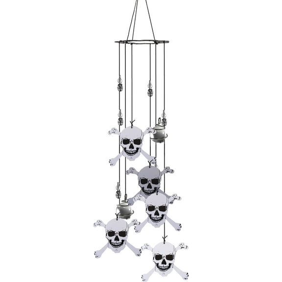 SKULL & CROSSBONES WIND CHIME
