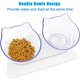 thumbnail image 5 of Cuencos dobles YONGSHENG para perros y gatos elevados 15 grados, 5 of 5