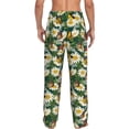 thumbnail image 3 of Goofa Sunflowers And Butterflies Printed Soft Pajama Pants for Men, Wide Leg Comfy Casual Lounge Yoga Pants-, 3 of 9