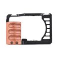 thumbnail image 1 of Camera Cage Aluminum Alloy Video Cage with Dual Cold Shoe Mount Numerous 1/4 Inch & 3/8 Inch Threads Replacement for Sony ZV-E1 Camera, 1 of 7