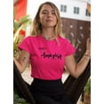thumbnail image 2 of Make It Amazing Crystals T-Shirt Women -Image by Shutterstock, Female 4X-Large, 2 of 4
