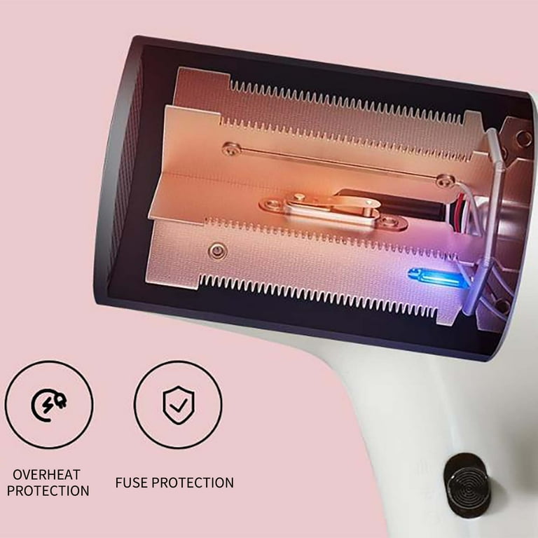 Kehuo Wireless Charging Portable Hair Dryer 500W Cordless Hair Dryer Home Hair Salon Quick Dry Negative Ion Hair Dryer for Normal Curly Hair
