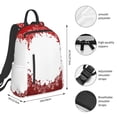 thumbnail image 2 of Disketp Winter Christmas Snowflake Mochila Ligera e Impermeable, Mochila de Día Resistente para Viajes, Senderismo y Uso Diario para Hombre y Mujer, 2 of 7
