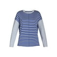 thumbnail image 5 of Time and Tru Women’s Cotton Pullover Tee with Long Sleeves, Sizes XS-XXXL, 5 of 5