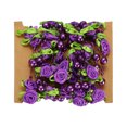 thumbnail image 3 of Uxcell Rose Pearl String Beads Garland, 16.4 Ft Artificial Rose Pearl Wire Garland, Purple, 3 of 6