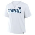 thumbnail image 4 of Women's Fanatics White Tennessee Titans Redzone Slub Boxy T-Shirt, 4 of 5