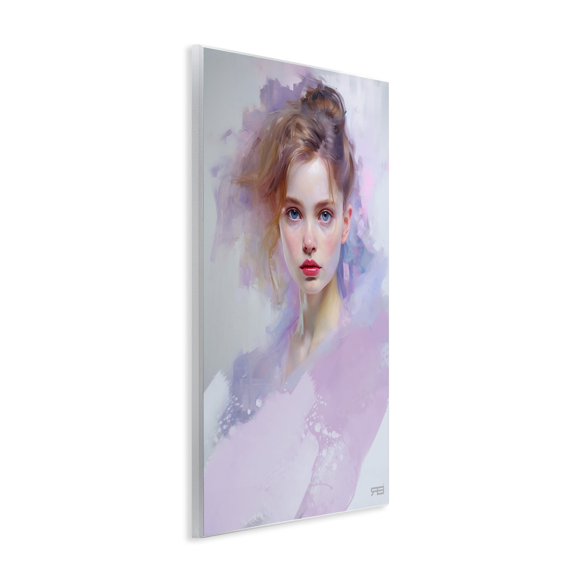 Stupell Industries Soft Portrait of Woman Novelty Painting Unframed Art Print Wall Art, 10 x 15