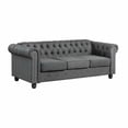 thumbnail image 6 of Morden Fort Sofas for Living Room Furniture Sets, Fabric Linen Couch Grey, 6 of 6